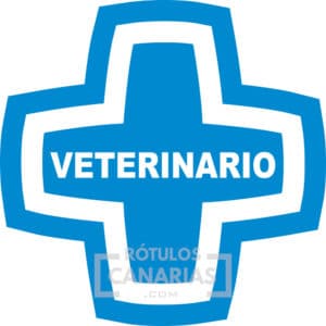 Cruz Azul Veterinario - Rotulos Canarias