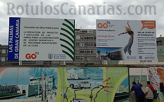 Valla publicitaria Canarias