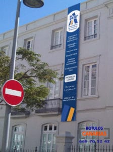 Lona fachada Cesur Tenerife